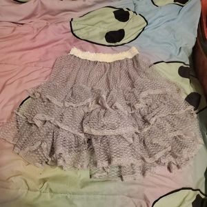 Sugar Thrillz DollsKill Lace Sequin Tulle Skirt